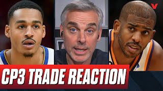 Reaction to Wizards trading Chris Paul to Golden State Warriors for Jordan Poole | Colin Cowherd NBA