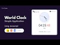 🕒 Create a LIVE Digital Clock Using HTML, CSS & JavaScript ⏰ | Full Code Tutorial 💻🚀