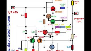 Variable Power Supply 0-40v  0-5.5A