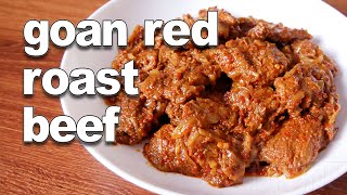 Goan Red Roast Beef Recipe | Goan Pot Roast Beef Recipe | Goan Recipes by Fatima