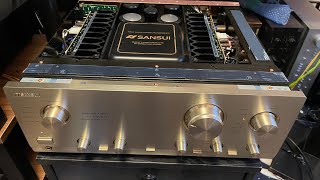 Sansui au-a907 nra (сер. №609100087). Профилактика после профилактики! Часть 2. Финал