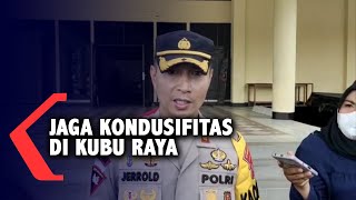 Polres Kubu Raya dan Bhabinkamtibmas Gelar Apel Bersama Bahas Kondusifitas