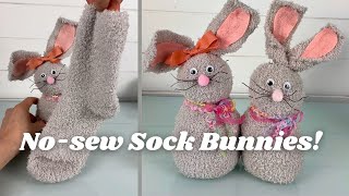 How to Make a No-sew Sock Bunny - Easy Easter Craft Tutorial