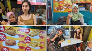 Best Fried Jack Fruit \u0026 Fried Durian | Jalan Alor | Bukit Bintang | Kuala Lumpur  | West Malaysia