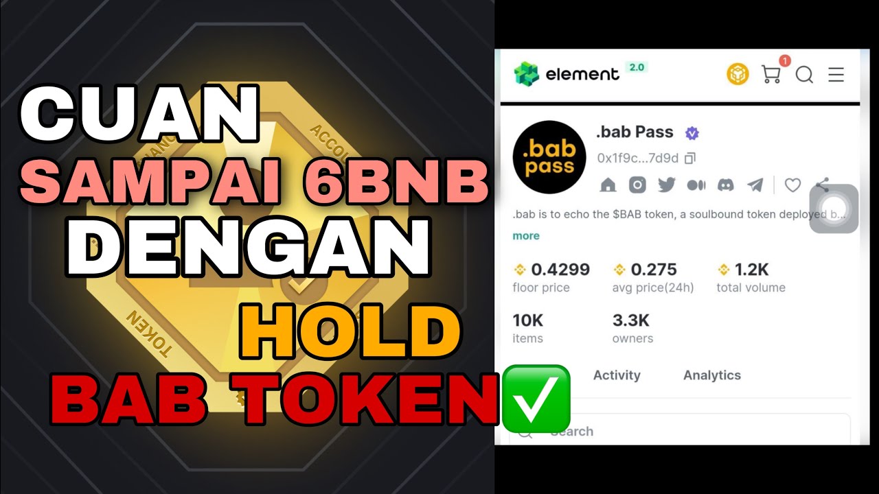 AIRDROP CRYPTO TERBARU CLAIM BAB TOKEN BINANCE TUTORIAL - YouTube