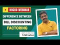 Micro Webinar | Difference between Bill Discounting & Factoring | CA Raja Classes