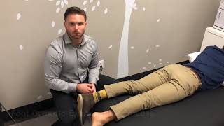 Custom Foot Orthotic Examination