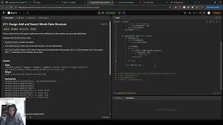 Design Add and Search Words Data Structure - Leetcode 211 - Python