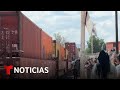 Suspensión de trenes deja varados a miles de migrantes | Noticias Telemundo