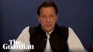 Imran Khan claims party election victory in AI message