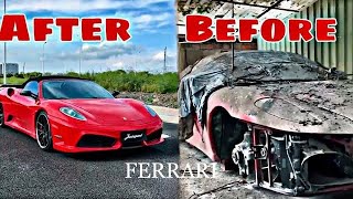 Unveiling the FERRARI F430 Restoration:You won't Believe the Transformation.#automobile #restoration