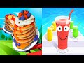 Pancake Run VS Juice Run Android iOS Mobile Gameplay Walkthrough Ep 1