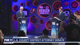 George Gascón, Nathan Hochman debate in LA County DA race