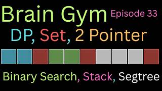 Optimizing Dynamic Programming using Set, Binary Search, 2 Pointer, Stack and Segment Tree