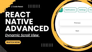 Create Advanced Dynamic Scroll View in React Native | Master FlatList Scrolling & Positioning