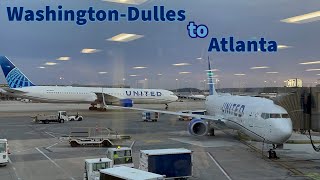 United 737-900 Economy Plus to Atlanta (IAD-ATL Flight Review) [4K]