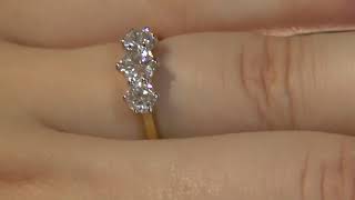 381 trilogy diamond engagement ring