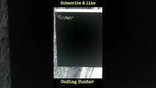 Day 14 V01 ll Python programming pattern Tutorial ll Coding Hunter ll #coding #correctcoding #python