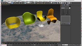 3dmax建模学习 不同造型椅【必学教程】