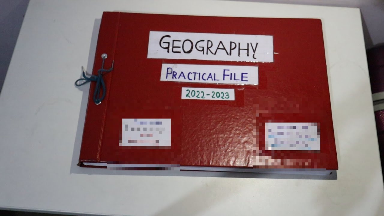Geography Practical File Class 12th 2022 23 Chapters 1 2 3 And