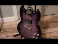 Epiphone SG modern figured purpleburst.