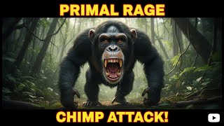HE CHARGED US! Terrifying Chimpanzee Attack Destroys Our Camera!
