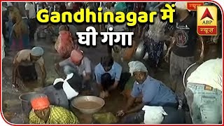 Gandhinagar: Devotees Pour 4 Lakh Kg Pure Ghee On 'Rath' | ABP News