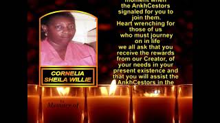 Cornelia Sheila Willie MEMORIAL