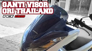 GANTI VISOR WINDSHIELD ORI THAILAND DI PCX 160 ll OEM LOOK THAILAND STYLE