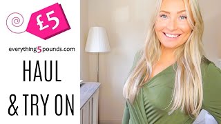£100 EVERYTHING5POUNDS.COM HAUL......£1.50 ITEMS?! LOTS OF AUTUMN/ KNITWEAR | BEING MRS DUDLEY