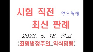 2022도10961 약식명령 확정이 재범자 가중처벌 요건에 해당하는지 [법학전문대학원 로스쿨 법전원 변시 경찰승진 경찰간부 경찰시험 공무원시험 형법 형사법 최신판례 형법판례]