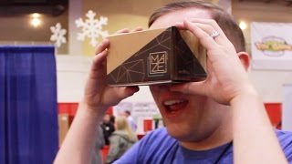 My weekend at the Chicago Toy and Game Fair (BRICK 101 booth, virtual-reality Maze, and more)