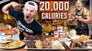 I Tried To Eat THE ROCK'S HIGHEST CALORIE Cheat Meals!