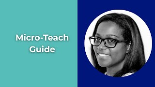 Micro-Teach Guide | Deliver a Powerful Session in 15 Minutes