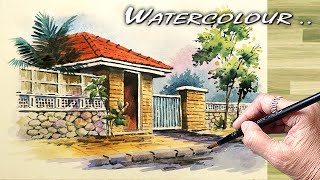 🎨 Best Landscape Painting for Beginners to Advanced | Watercolour | जलरंग निसर्गचित्र पेंटिंग