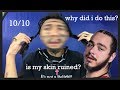 i turned myself into POST MALONE *DIY halloween costume* 🎃