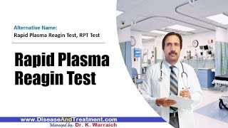 Rapid Plasma Reagin (RPR) Test