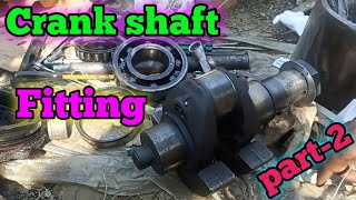 crankshaft fitting of 32 hp china diesel engine/32 hp চায়না ডিজেল ইঞ্জিনের ক্র্যাঙ্কশ্যাফ্ট ফিটিং