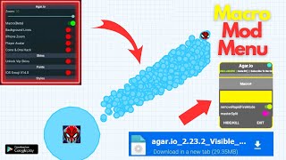 Agario Macro 2023 with zoom latest mod for Android and iOS