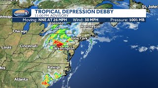 Video: Remnants of Debby to bring rain to NH; localized flooding possible