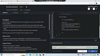 Donation Rewards | Codechef | Starters 95 | Solution Code.