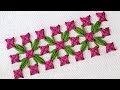 Super Attractive Gorgeous Border Stitch for Beginners|Very Simple&Easy Stitches|Hand EmbroideryTrick