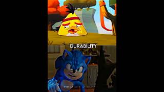 Sonic vs Chuck | with proofs | #shorts #angrybirds #sonic