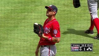 WSH@ATL: Murphy makes barehand play to retire Garcia