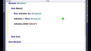 Visual Basic .NET - Ders 307 : ArrayList - Reverse