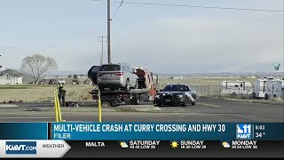 Man injured after two-vehicle crash outside Twin Falls