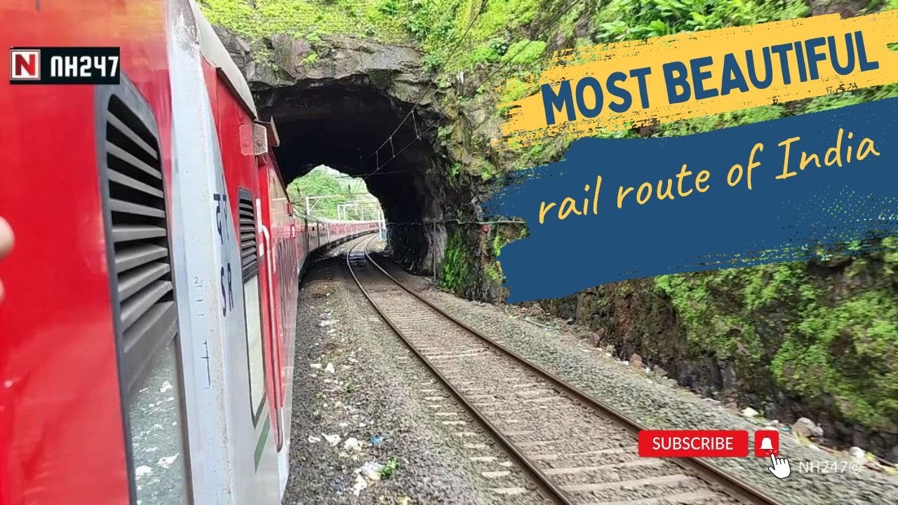 Most Beautiful Rail Route Of India. Goa To Bhopal Train Vlog. India's ...