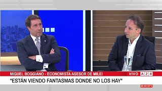 🔴EXCLUSIVO EN A24 | MIGUEL BOGGIANO EL ECONOMISTA ASESOR DE MILEI: \