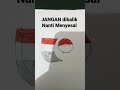 Jangan dibalik Nanti menyesal