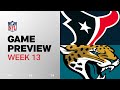 Houston Texans vs. Jacksonville Jaguars | 2024 Week 13 Game Preview